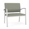 Lesro Newport Bariatric Chair Metal Frame, Silver, OH Eucalyptus Upholstery NP1401 - alternate 1